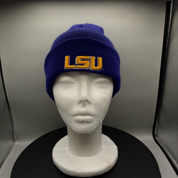 LSU Tigers Zephyr Acrylic Winter Beanie Adult OSFA Purple NCAA - Picture 1 of 6